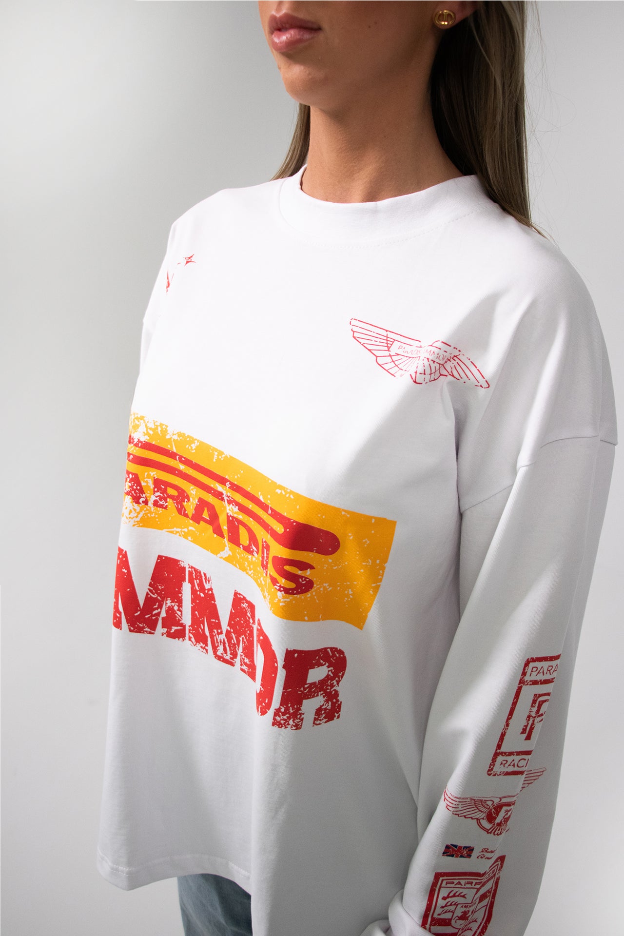 MOTORSPORT LONGSLEEVE WIT