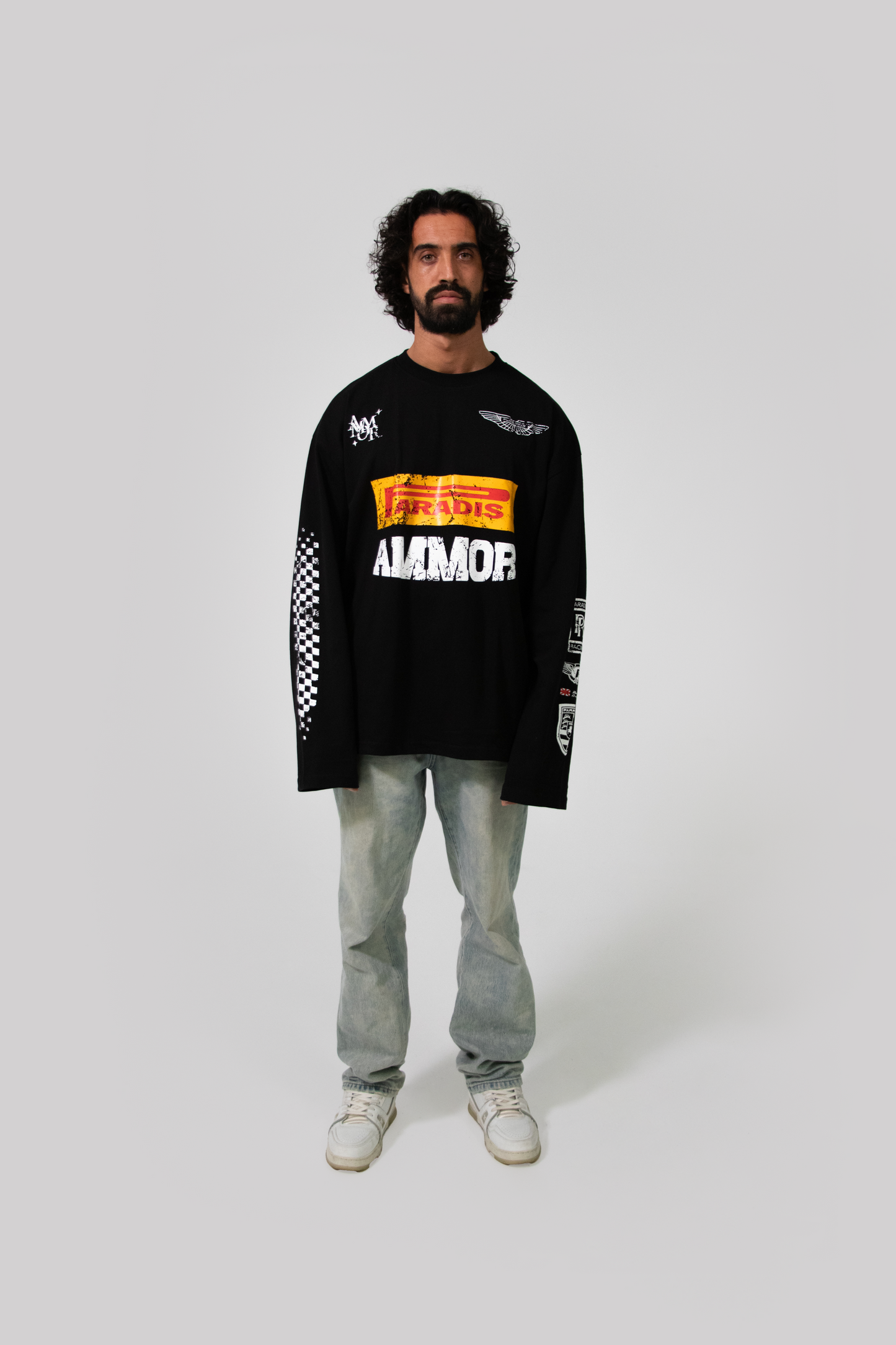 MOTORSPORT LONGSLEEVE ZWART