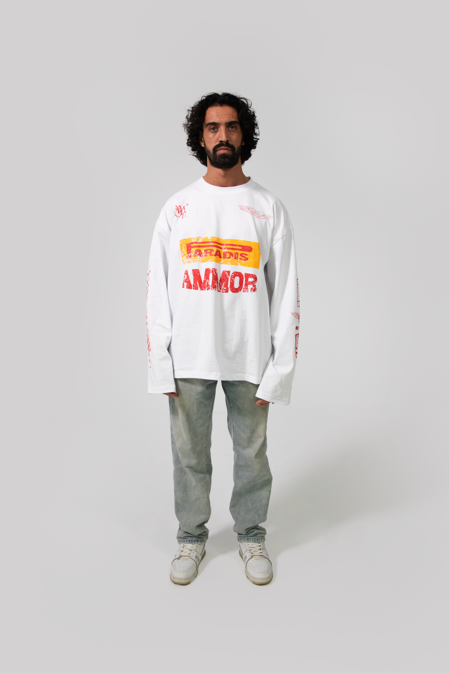MOTORSPORT LONGSLEEVE WIT