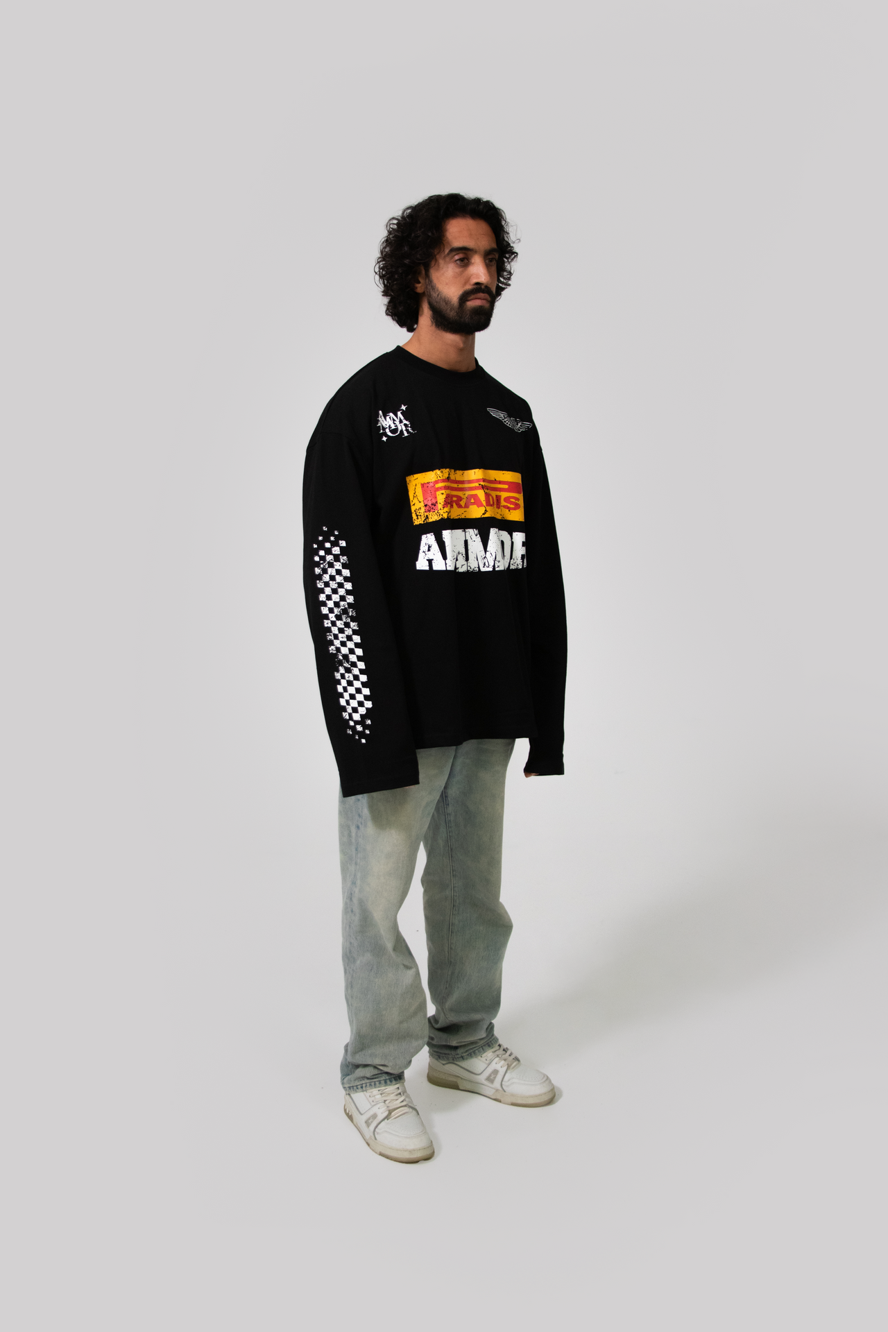 MOTORSPORT LONGSLEEVE ZWART