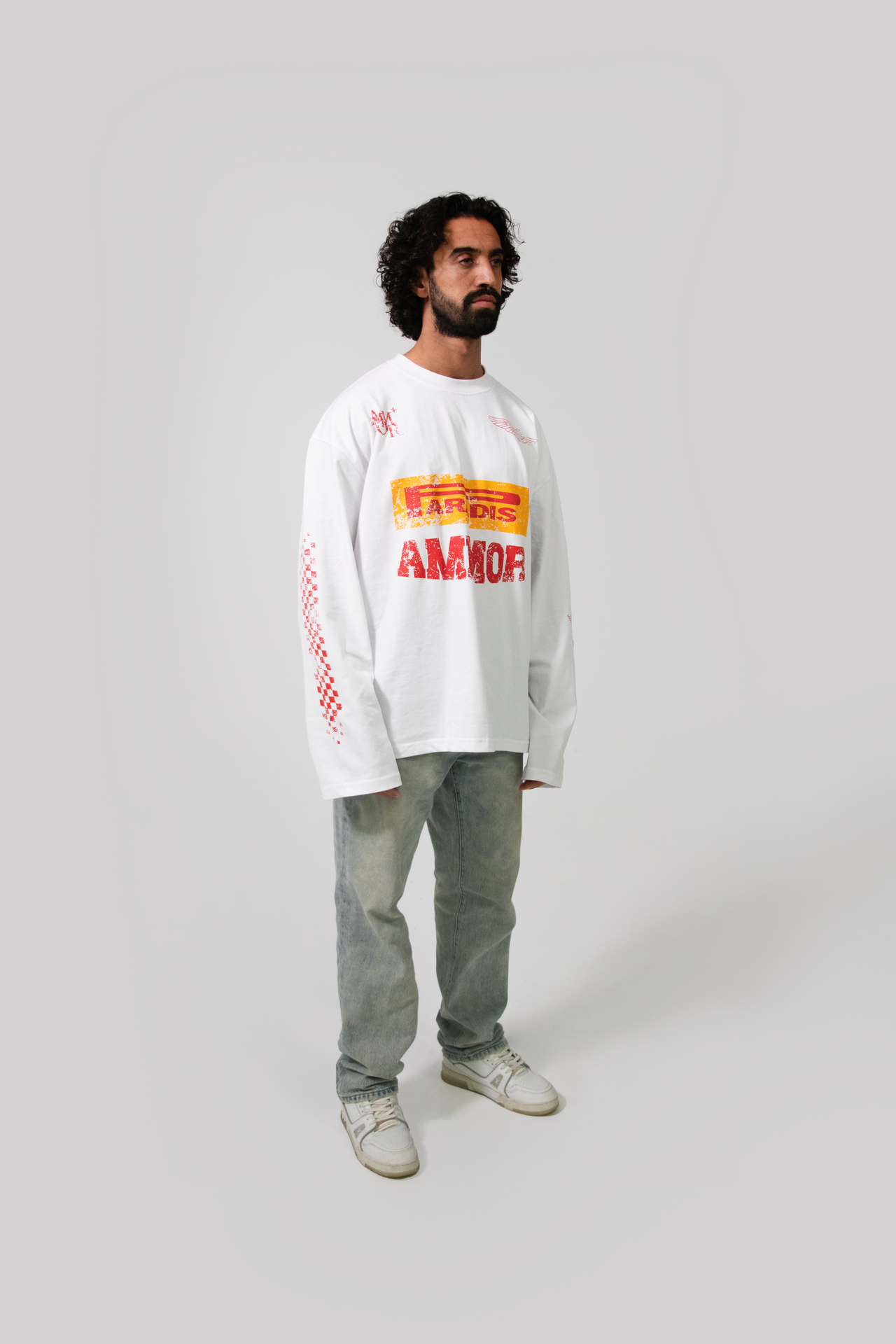 MOTORSPORT LONGSLEEVE WIT