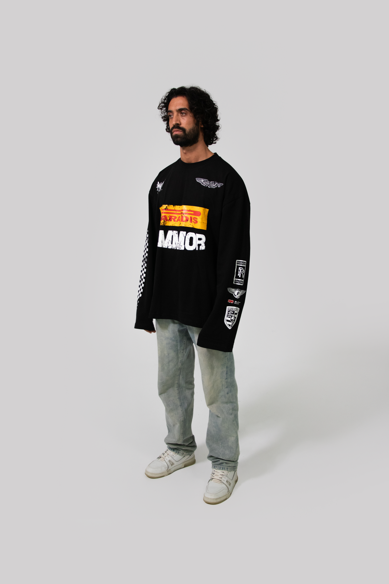 MOTORSPORT LONGSLEEVE ZWART