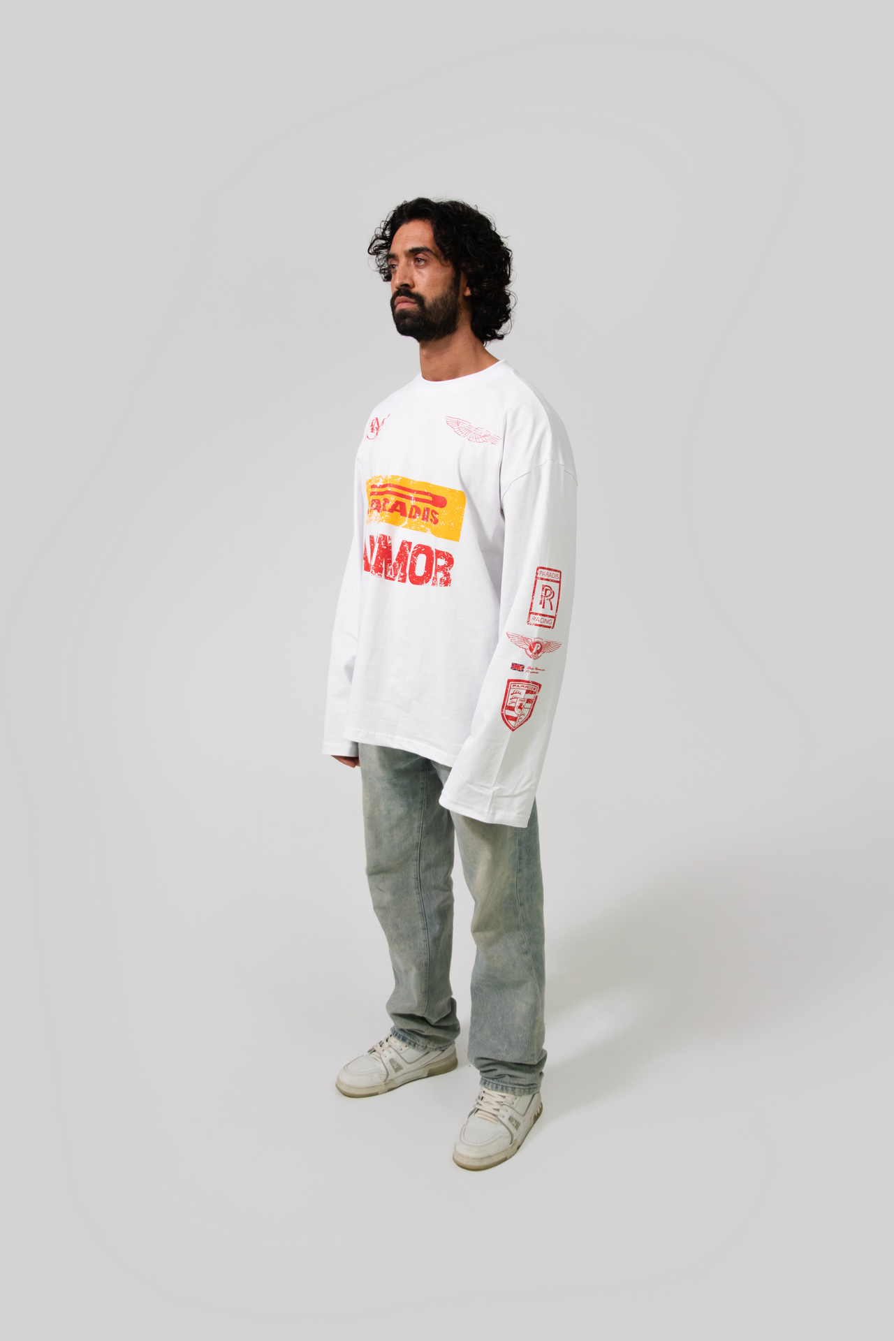 MOTORSPORT LONGSLEEVE WIT