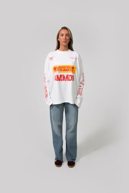 MOTORSPORT LONGSLEEVE WIT