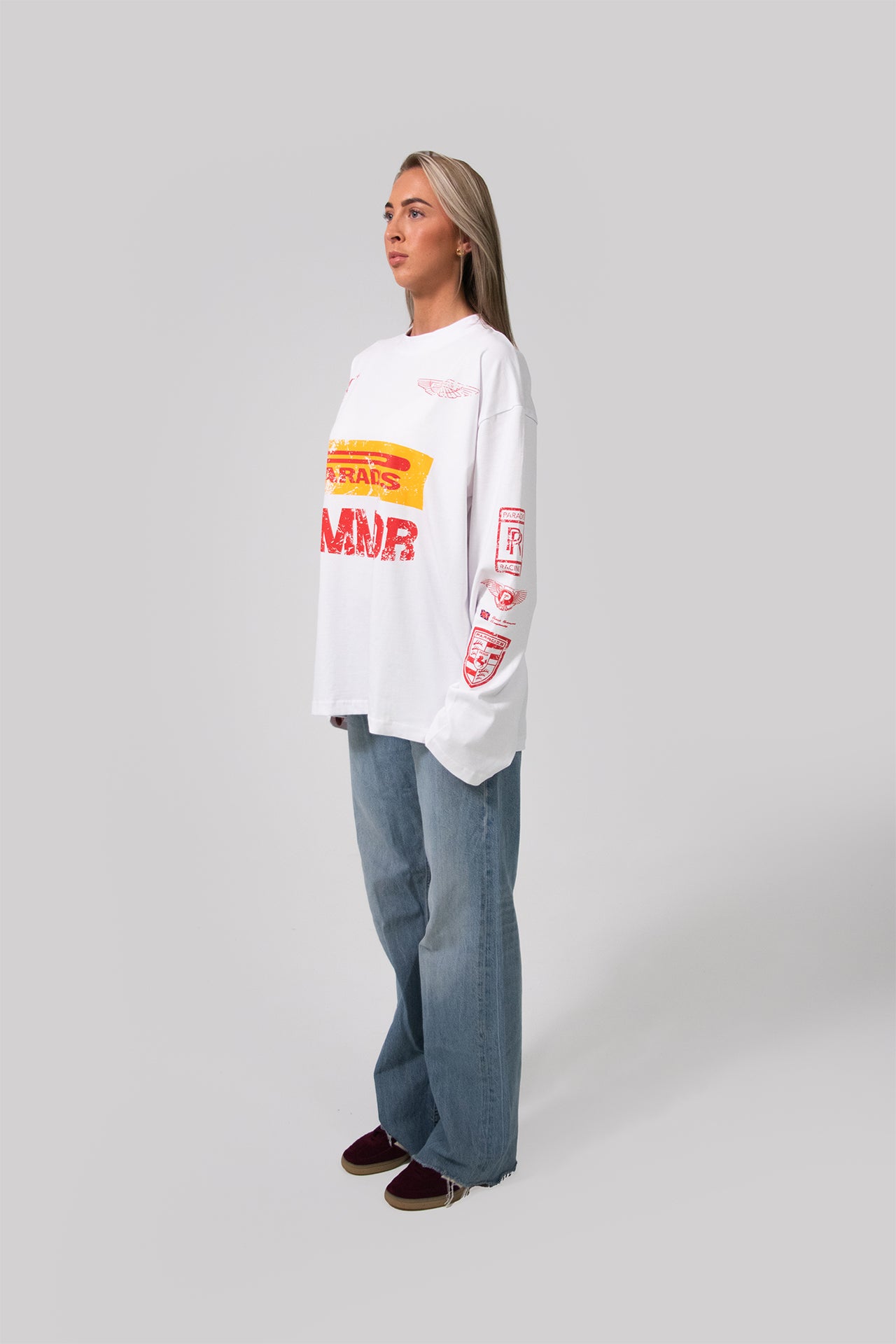 MOTORSPORT LONGSLEEVE WIT