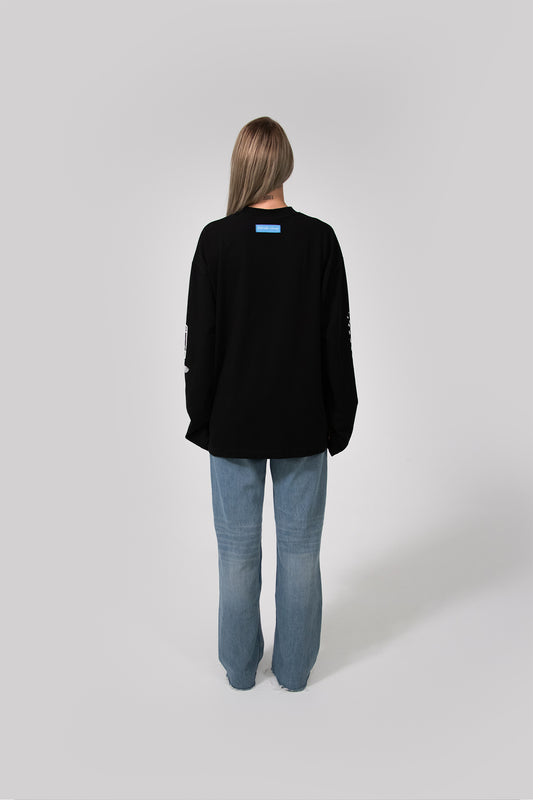 MOTORSPORT LONGSLEEVE ZWART